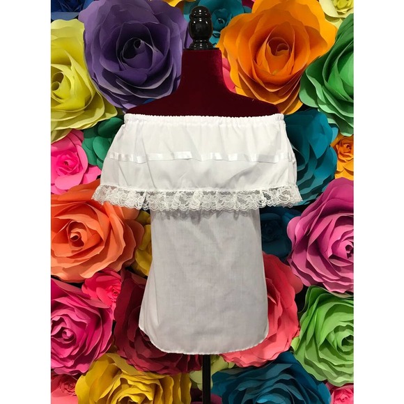 Mexican blouse only handmade and embroidered - Picture 5 of 6